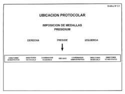 Imposición de medallas.