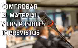 Check list para comprobar que todo funciona: material de apoyo