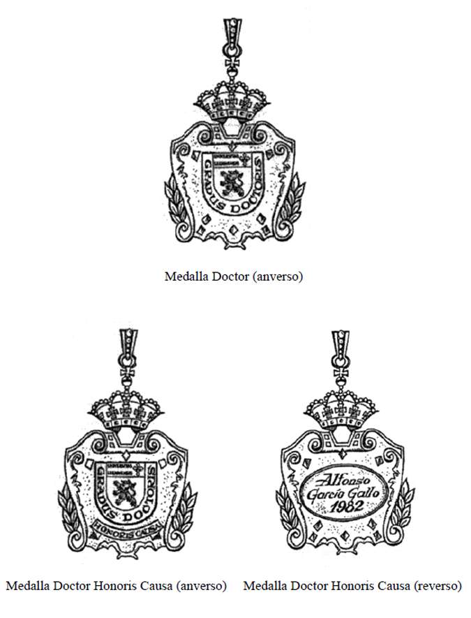 Anexo III. Medallas Doctor y Doctor Honoris Causa.