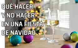 Reglas de etiqueta para una fiesta de Navidad