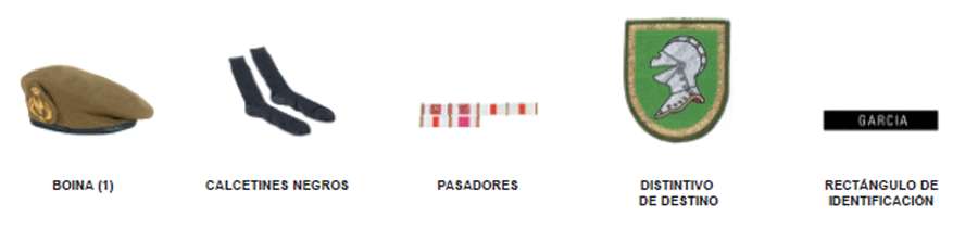 Accesorios. Uniforme diario.